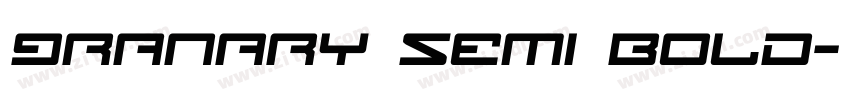 Granary Semi Bold字体转换